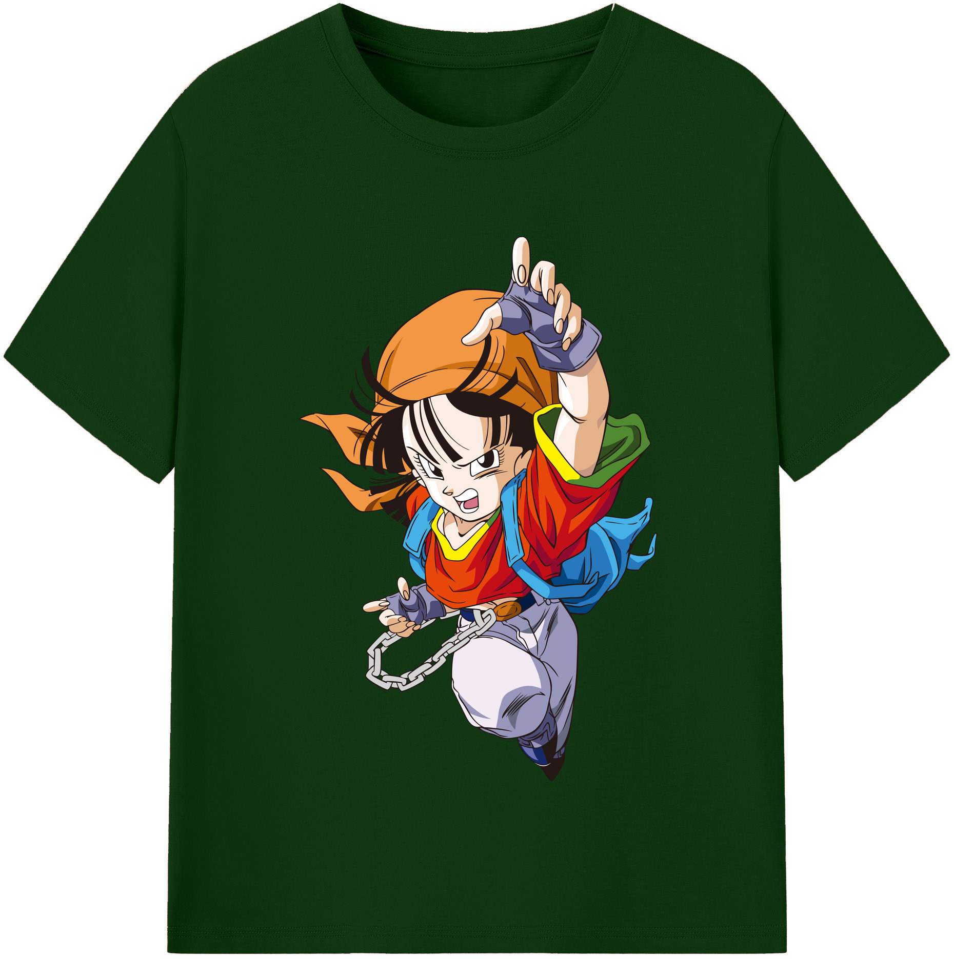 （画像用） ドラゴンボール パン DRAGON BALL Pan 綿100％半袖Tシャツ（フロントプリント）